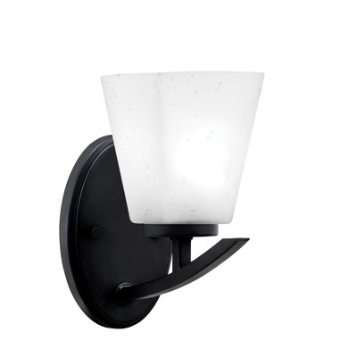 Applique murale en verre mousseline kurve