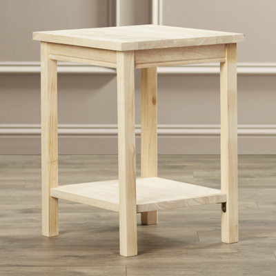 Manatuto Solid Wood End Table