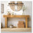 63" Solid Wood Console Table