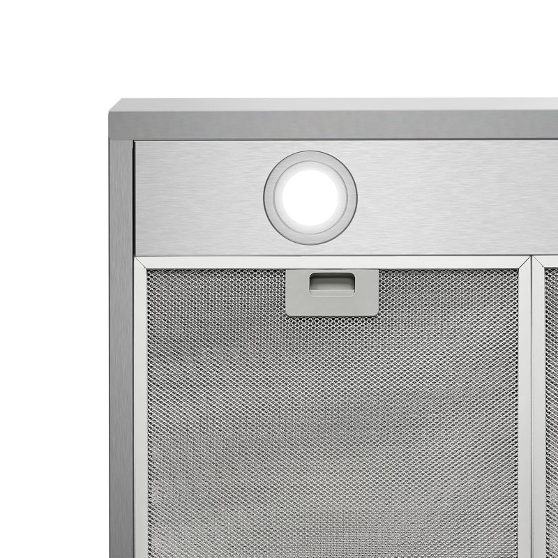 Streamline 30 In. T-1387-1-DL Cassino Ductless Undermount 165 CFM Range Hood In Brushed Stainless Steel With Mesh Filters, Push Button Control, LED Lights