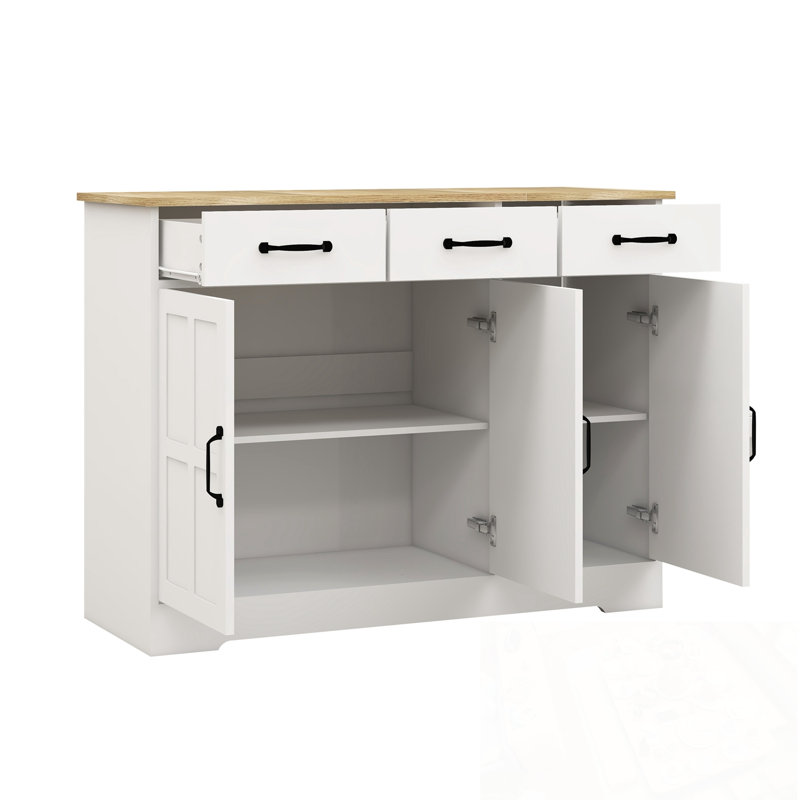 Storage Mehl with 3 Drawers and 3 Doors