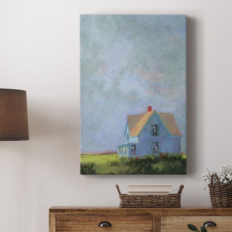 Cape bleue - galerie Cavas sur mesure, H 18 po x l 12 po