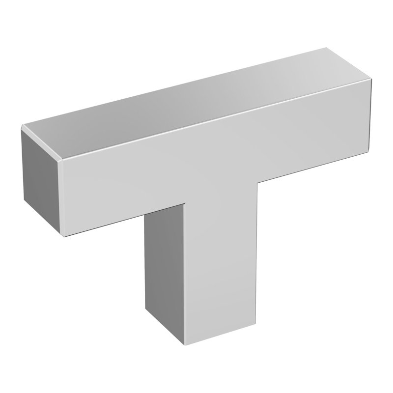 Bouton d'armoire Intersect 1-15 / 16 pouces (49mm) - paquet de 10, Chrome poli, 10