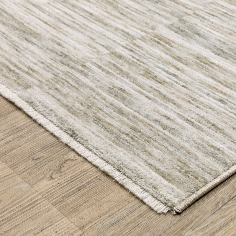 Tapis beige / ivoire Gloria, Rectangle 6 pi 7 po x 9 pi 10 po