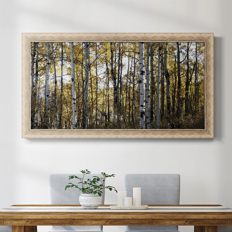 Toile encadrée de qualité supérieure Sunny Grove - prête à être accrochée, H 21 po x l 37 po x P 1,25 po