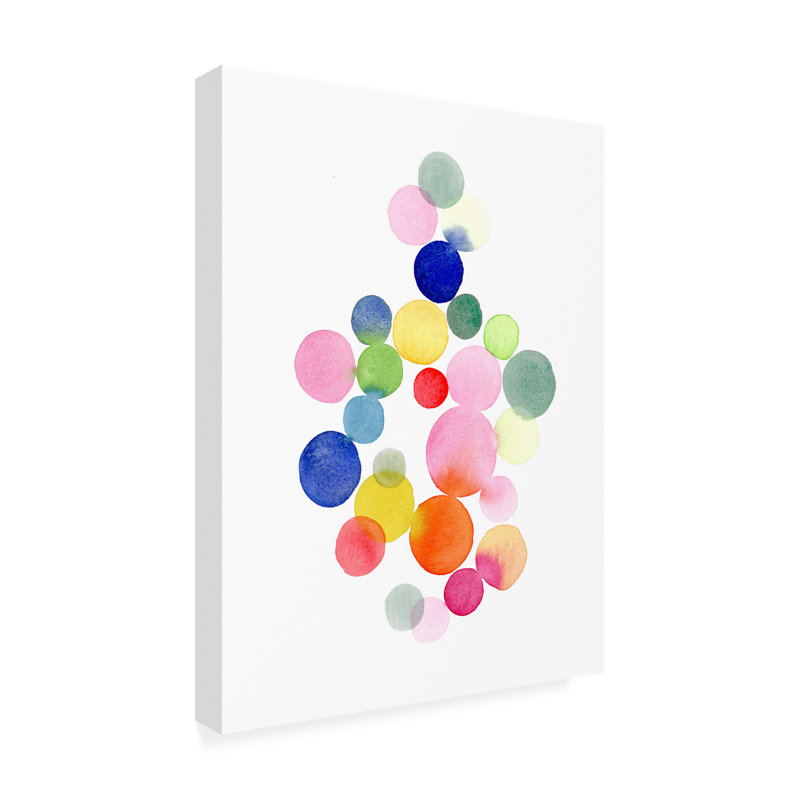 «Bulles sur toile» par Louise Van Terheijden, H 24 po x l 18 po x P 2 po