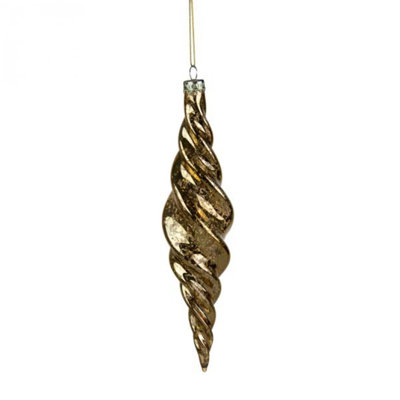 21cm Glass Finial Ornament
