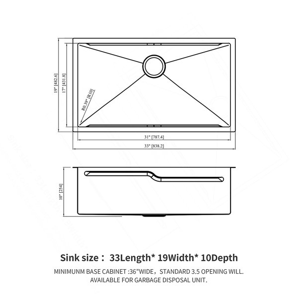 Dimensions du produit