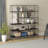Whitmore 72" Tall Rectangular Bookcase in Blackened Bronze