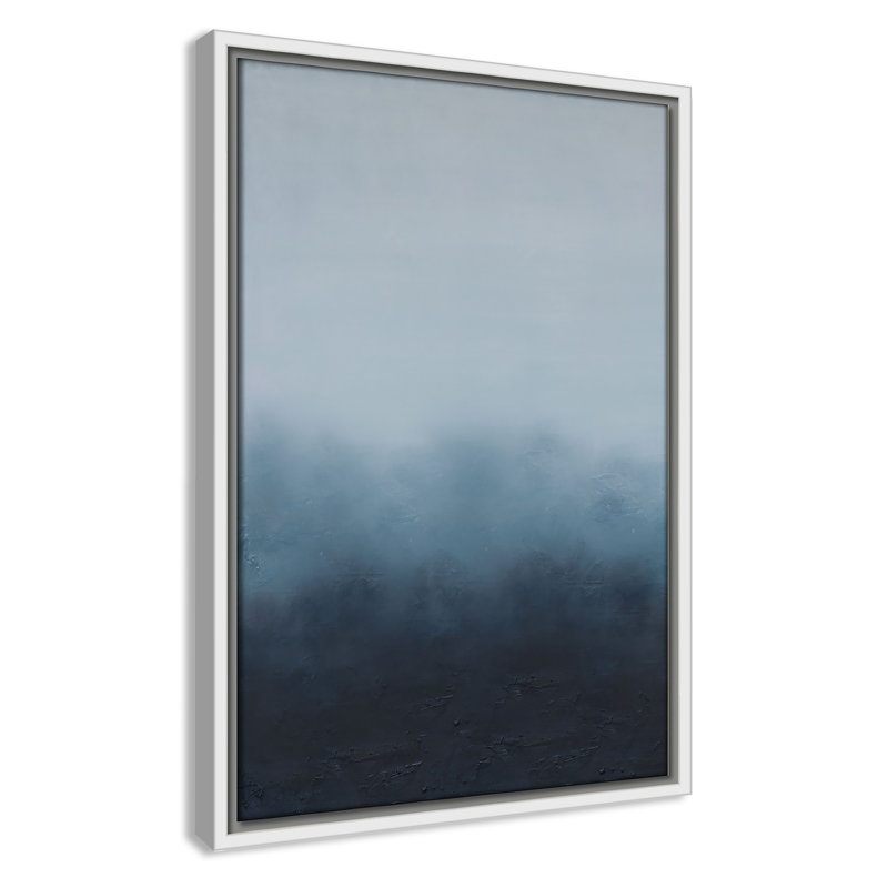 «Elemental II Print» par S.H. Khân, Flotteur blanc, L 13,5 po x H 19,5 po