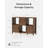 33.5“H*47.24"W Fluted Storage Organizer Bookshelf-784986277