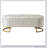 Elegant Upholstered Velvet Storage Ottoman with Button-Tufted,Storage Bench with Metal Legs for Bedroom,Living Room,Fully Assembled Except Legs,