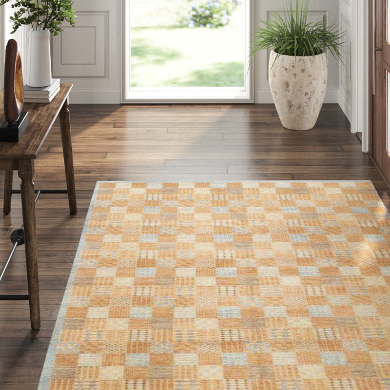 Wool Geometric Area Rug