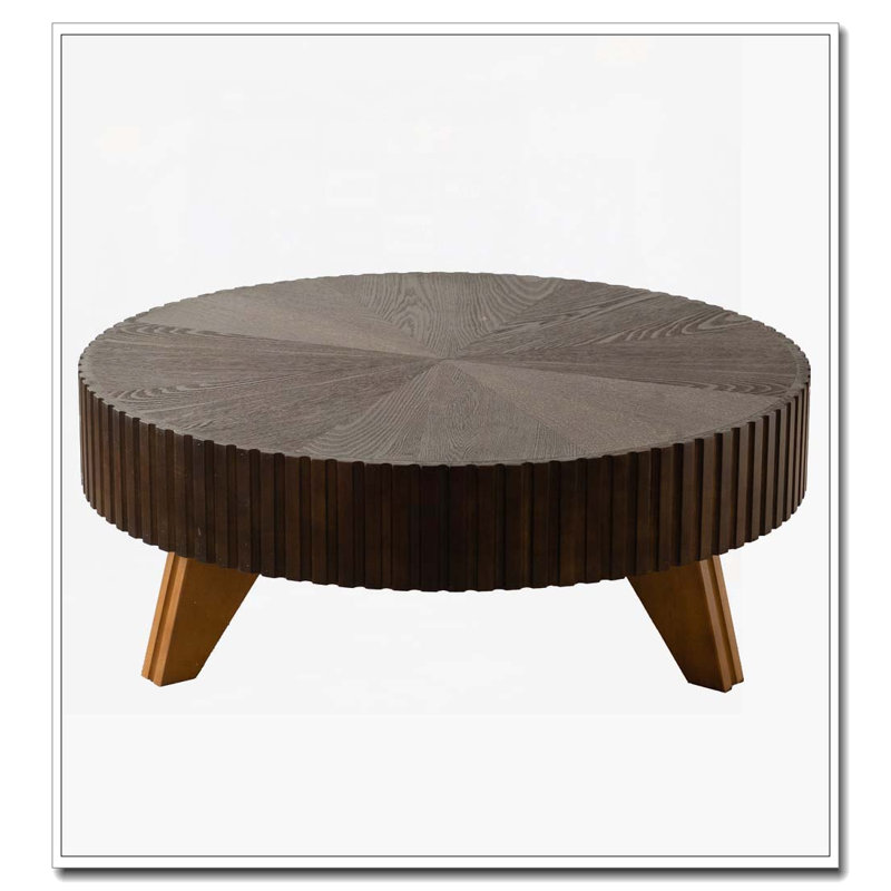 Table basse 35,4 po, Dark Brown Top/Brown Base