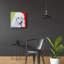  «Jackson» par Pat Saunders-Art mural en verre acrylique blanc, 24 po x 24 po-1876600365
