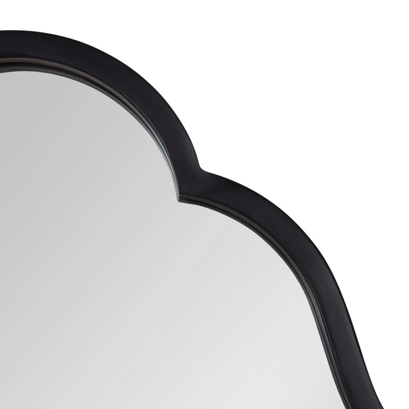 Miroir d'appoint Passabe Glam, Noir, 18 po x 24 po