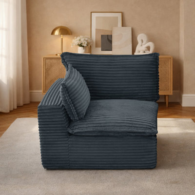 Fauteuil d'appoint moderne avec accoudoir droit