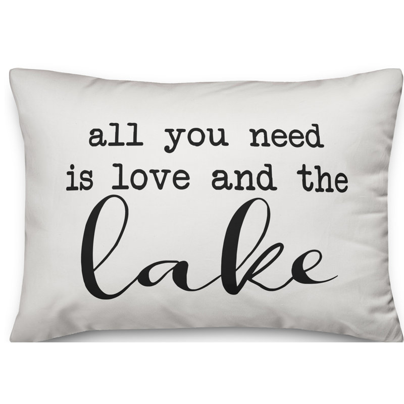 Karmina Outdoor Reversible Throw Pillow, Off White/Black