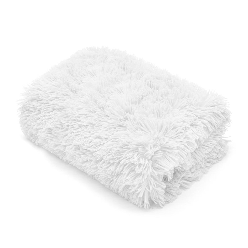 Busina Throw Blanket, White