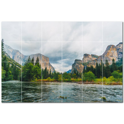 6'' x 6'' Satin Ceramic Decorative Mural