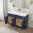 48" Double Bathroom Vanity Base Only-106891095