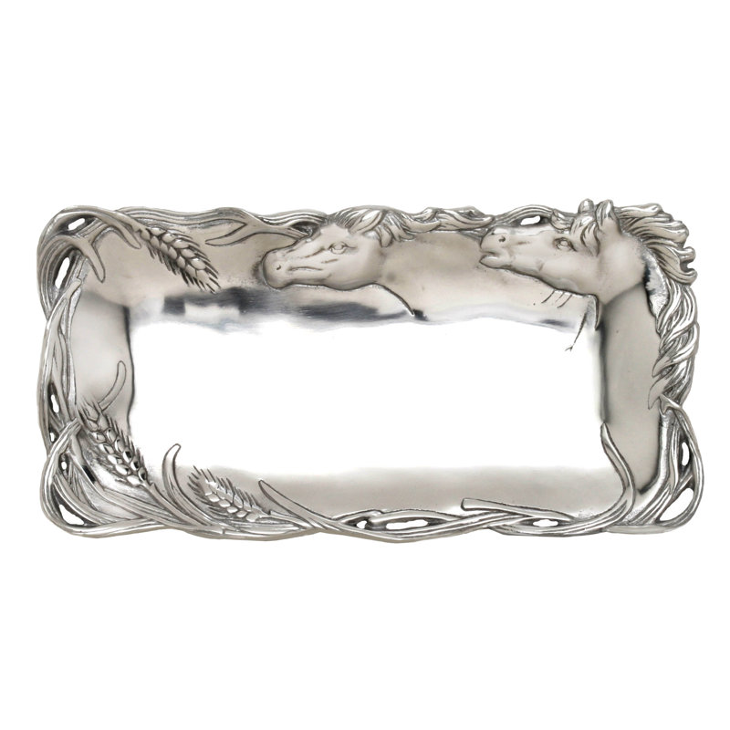 Equestrian Metal Tray