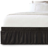 Wrap Around Elastic For Easy Application, Wrinkle Resistant, Queen/King, Black Of Night