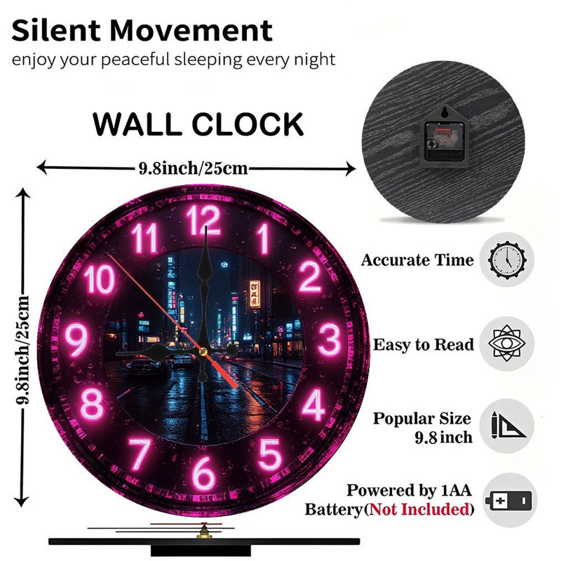 Horloge murale dauphin