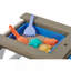 Wooden Kids Picnic Table/ Sand And Water Table With Umbrella/ Activity Table For Outdoor Backyard Patio Play