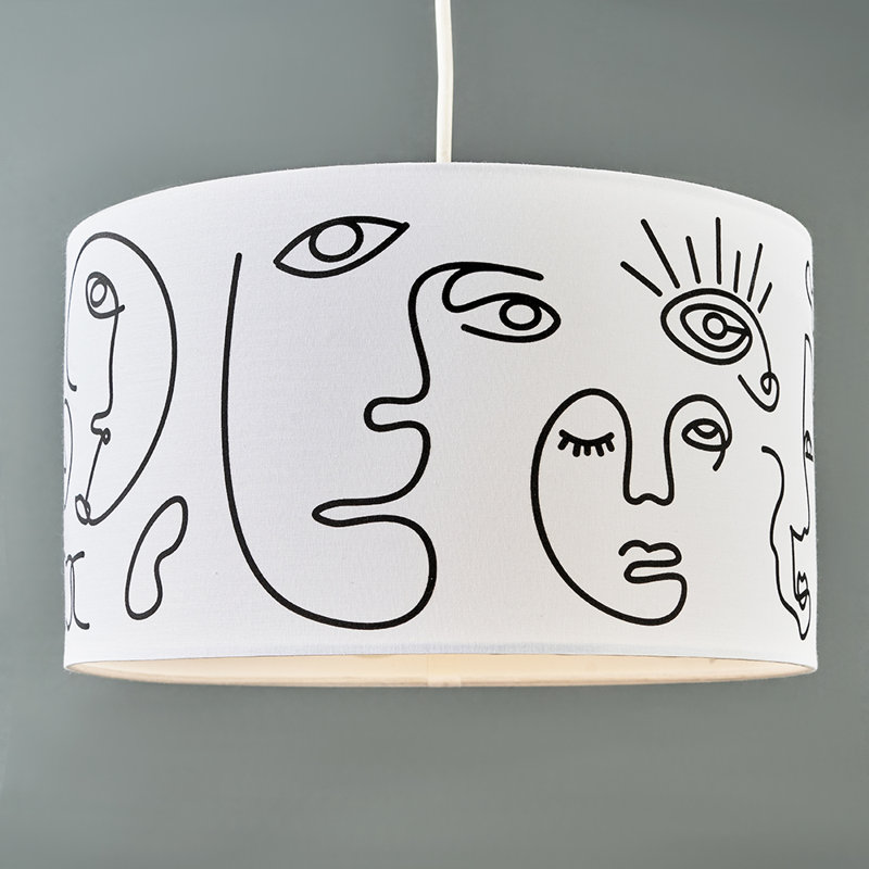 Amneris 1-Light Drum Lamp Shade