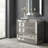 Fonzo Wood 3-Drawer Mirrored Accent Chest