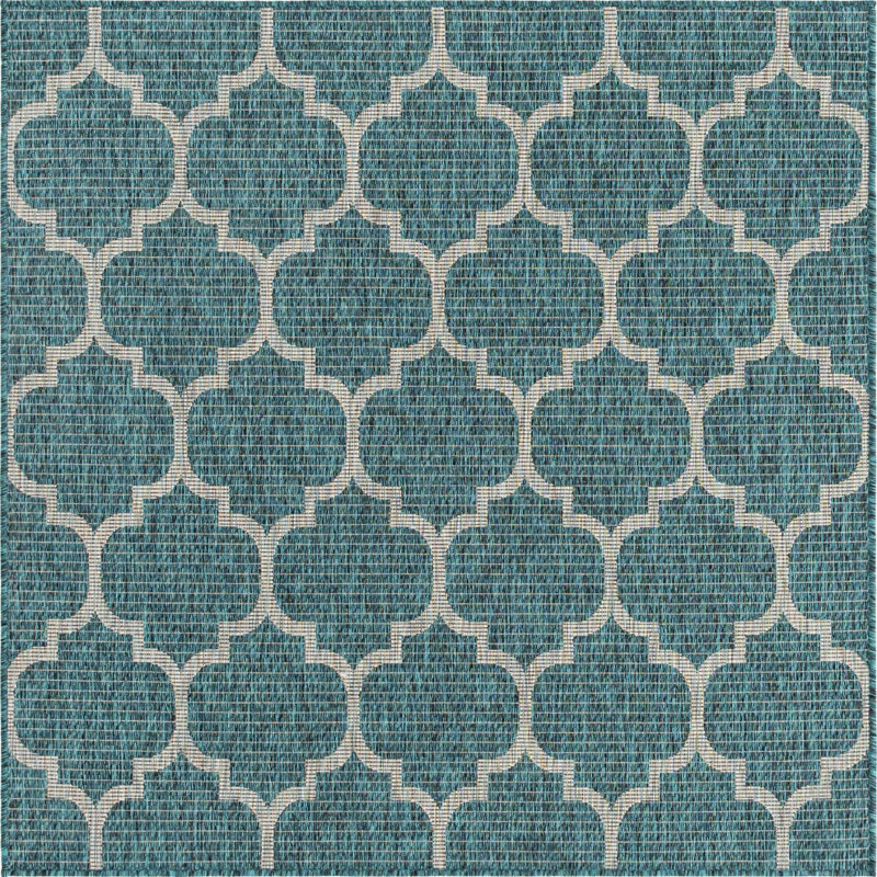 Tapis vert foncé pour l'extérieur, Carré 5 pi