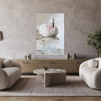 Art mural abstrait Swan
