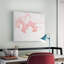 Art sur toile Caban «Blush Pink Clouds»