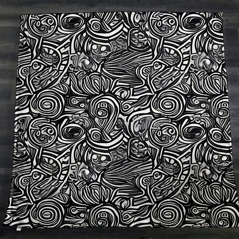 Throw Blanket, 51" W x 60" L