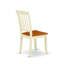 L'ensemble de table à manger moderne 3 pièces comprend une table ronde en bois avec piédestal et 2 chaises de salle à manger, babeurre et cerise-296351711-343565147-296351708