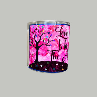 Bougie en pot