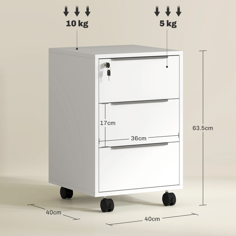 File Cabinet, White