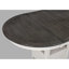 Ensemble de salle à manger à hauteur de comptoir 5 pièces Gris clair Tissu d'ameublement en bois Gris-581745528-581745530