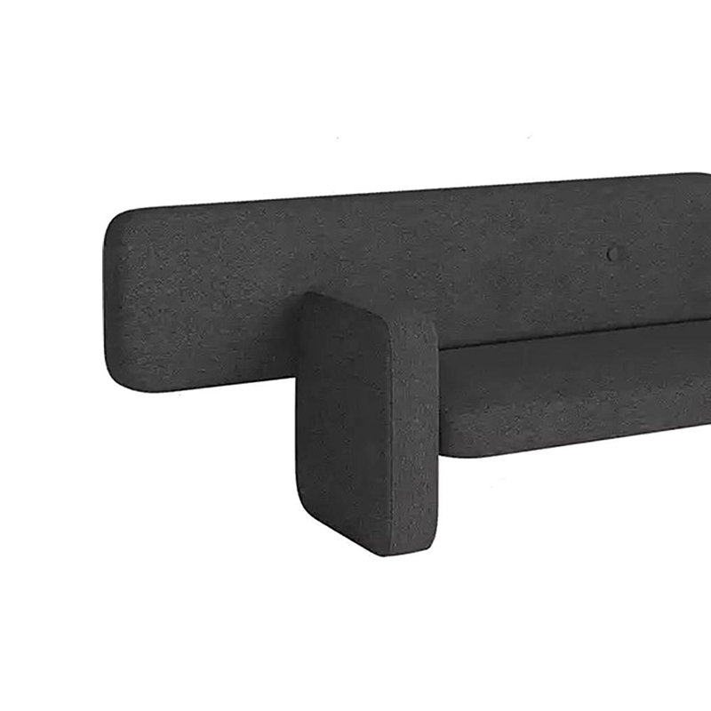 Chaise haute et durable, Orienté à gauche (vu de face), Noir, noir, noir, noir