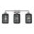 Cassiday 3 Light Brushed Nickel Vanity Sconce-121436183