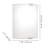 Kersh LED Flush Mounted Sconce-553974865