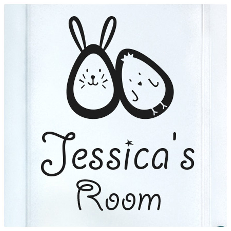 Animals Wall Decal, Black