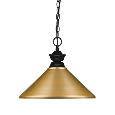 Luminaire suspendu conique à 1 lumière Chevelle