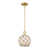 White Glass With Brown Rope