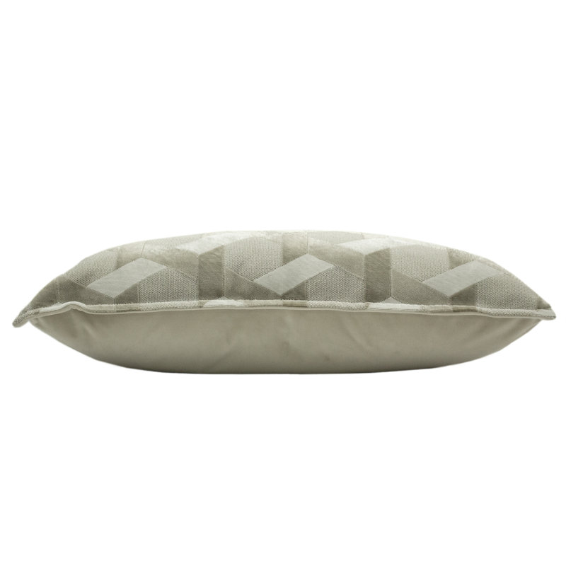  Cushion with Filling, Ivory/Taupe