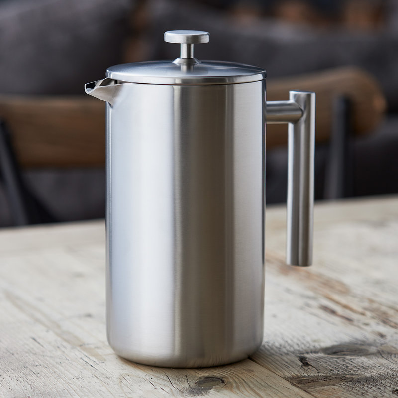 Stellar Coffee, Cup Double Walled Matt Cafetiere, 25cm H x 16cm W x 14cm L, 1.4 Litres
