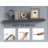 Greer Floating Shelf In Melamine X2, Grey-178817319
