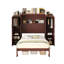 Murphy Bed, Wooden Wall Bed With 2 Wardrobe And Storage Shelf, Multifunctional Foldable Platform Bedframe, No Box Spring Needed-2098198870-2098198859