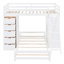 Bunk Bed With LED Light And USB Ports